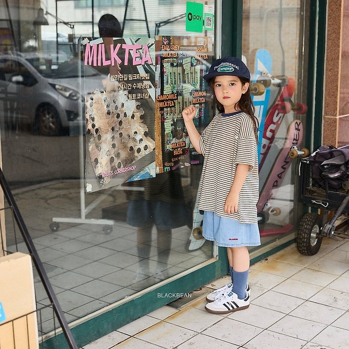 Black Bean - Korean Children Fashion - #discoveringself - Peanut Tee - 10