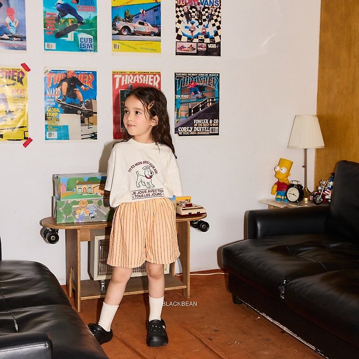 Black Bean - Korean Children Fashion - #discoveringself - Barbie Tee - 9