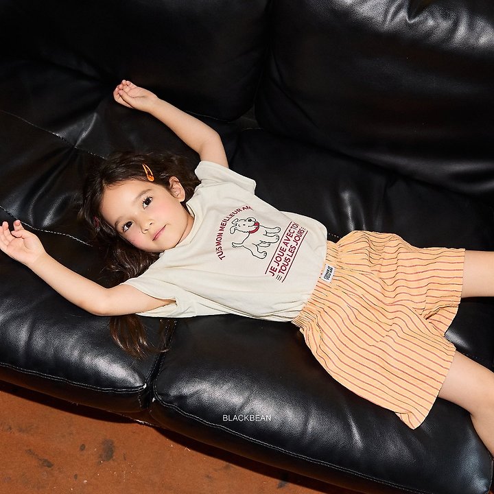 Black Bean - Korean Children Fashion - #kidsshorts - Barbie Tee - 11