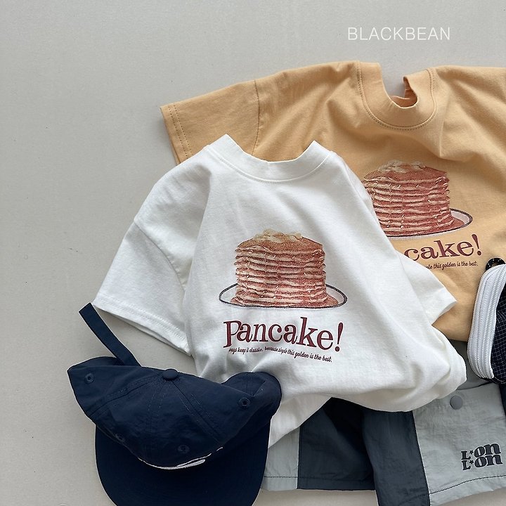 Black Bean - Korean Children Fashion - #kidsshorts - Pancake Tee - 7