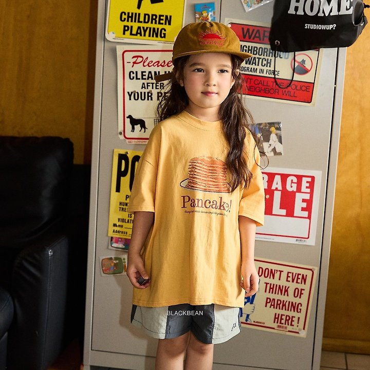 Black Bean - Korean Children Fashion - #kidsstore - Pancake Tee - 8