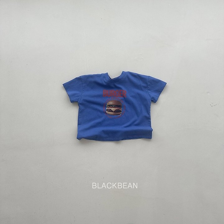 Black Bean - Korean Children Fashion - #kidsstore - Burger Tee - 7