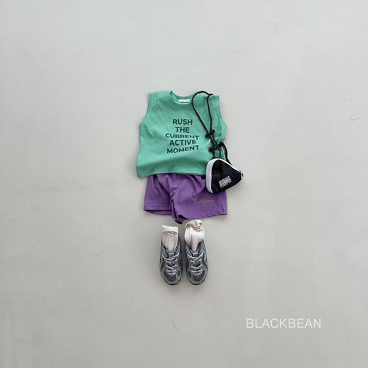Black Bean - Korean Children Fashion - #kidsstore - Rush Sleeveless Tee - 4