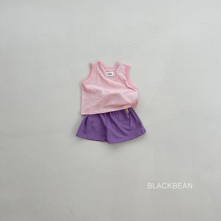 Black Bean - Korean Children Fashion - #littlefashionista - Bonbon Sleeveless Tee - 7