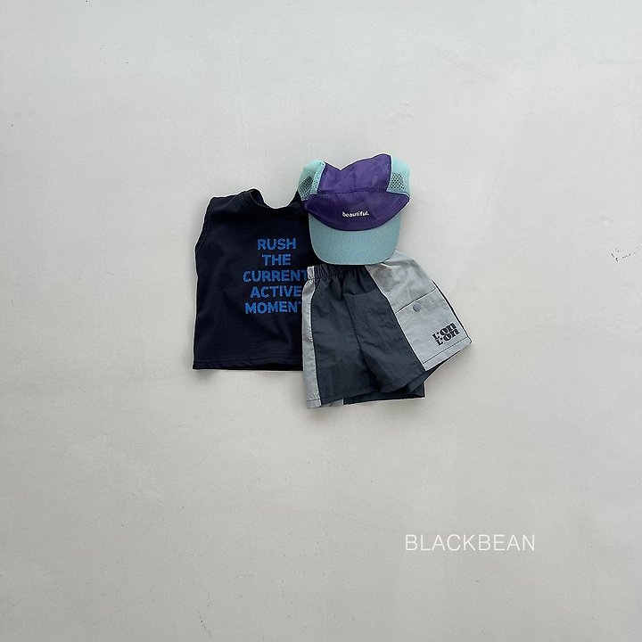 Black Bean - Korean Children Fashion - #littlefashionista - Rush Sleeveless Tee - 6