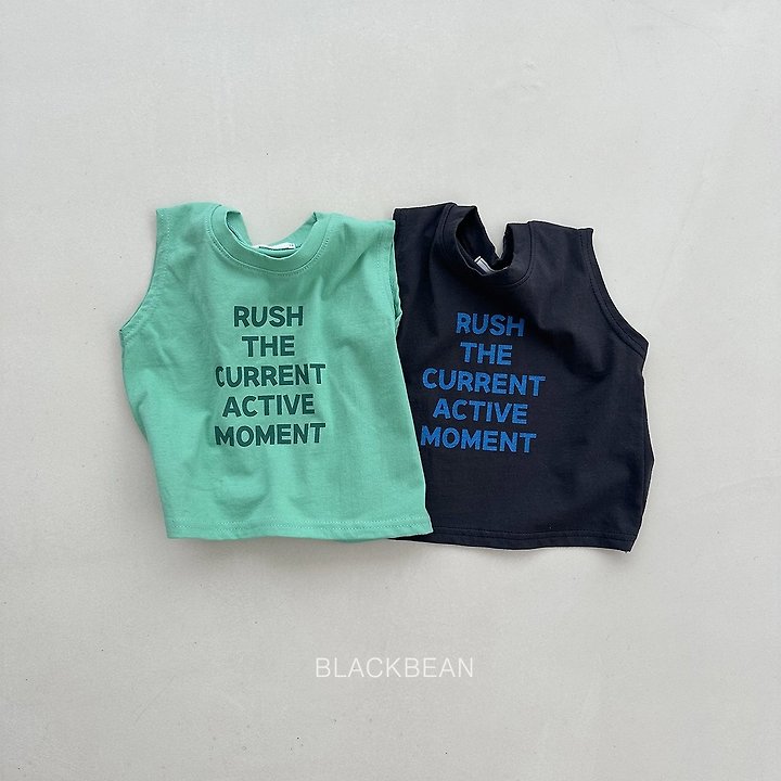 Black Bean - Korean Children Fashion - #minifashionista - Rush Sleeveless Tee - 8