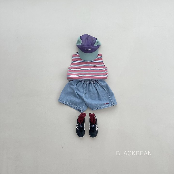Black Bean - Korean Children Fashion - #minifashionista - Sunday Sleeveless Tee - 5
