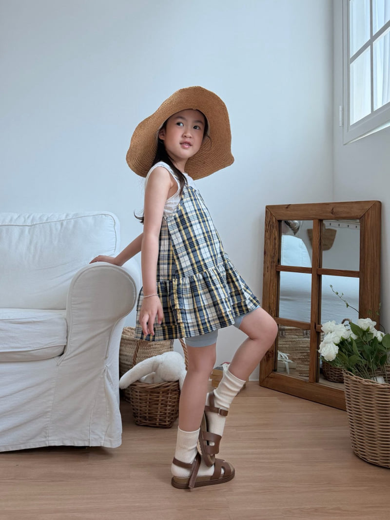 Bon Bon Butik - Korean Children Fashion - #Kfashion4kids - Check Tiered One-piece - 8