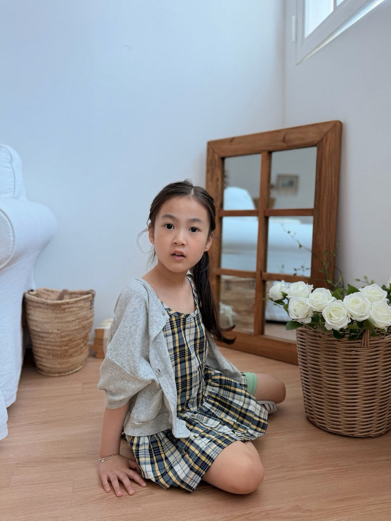 Bon Bon Butik - Korean Children Fashion - #kidsstore - Check Tiered One-piece - 6