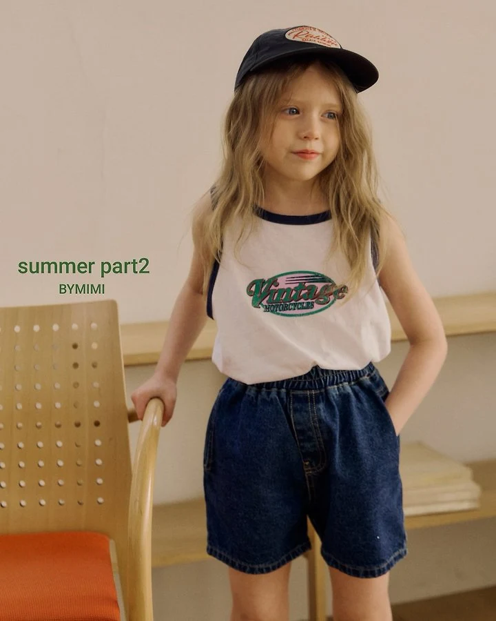 Bymimi - Korean Children Fashion - #childofig - Bean Sleeveless Top - 11