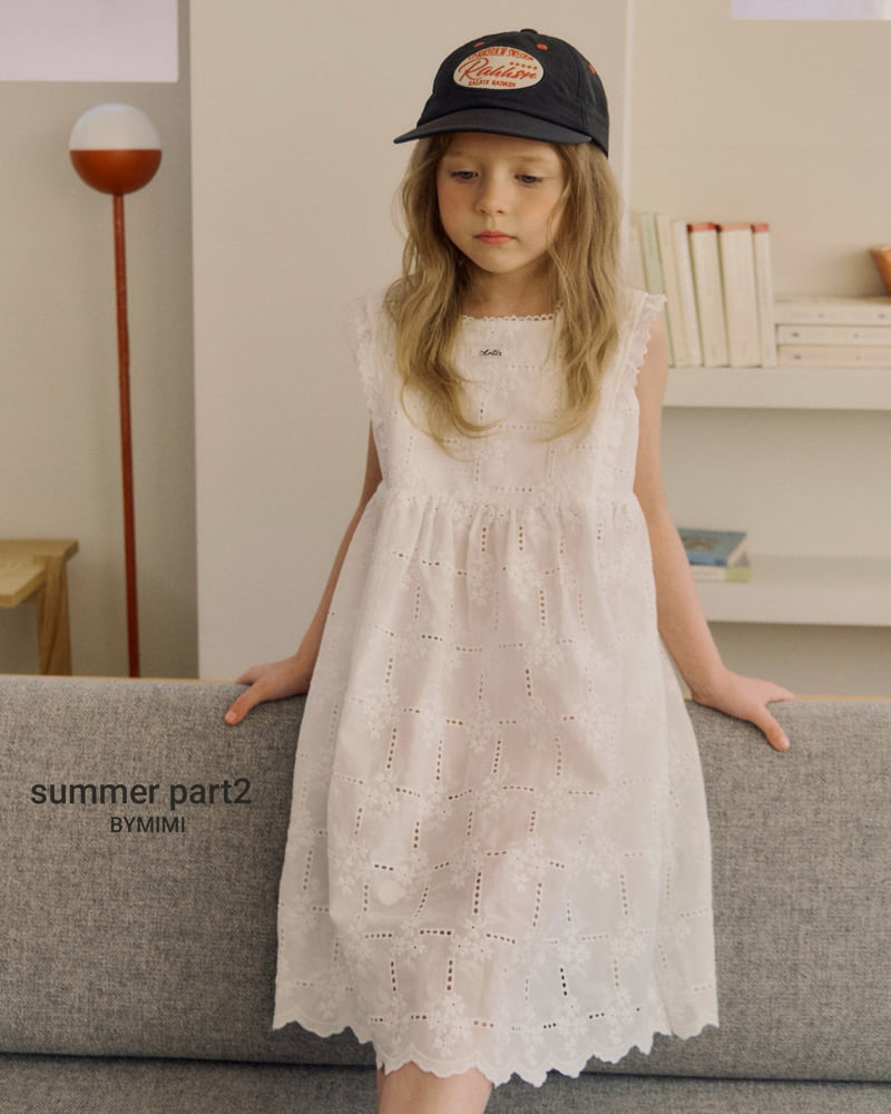 Bymimi - Korean Children Fashion - #childrensboutique - Holic One-piece (Lace) - 9