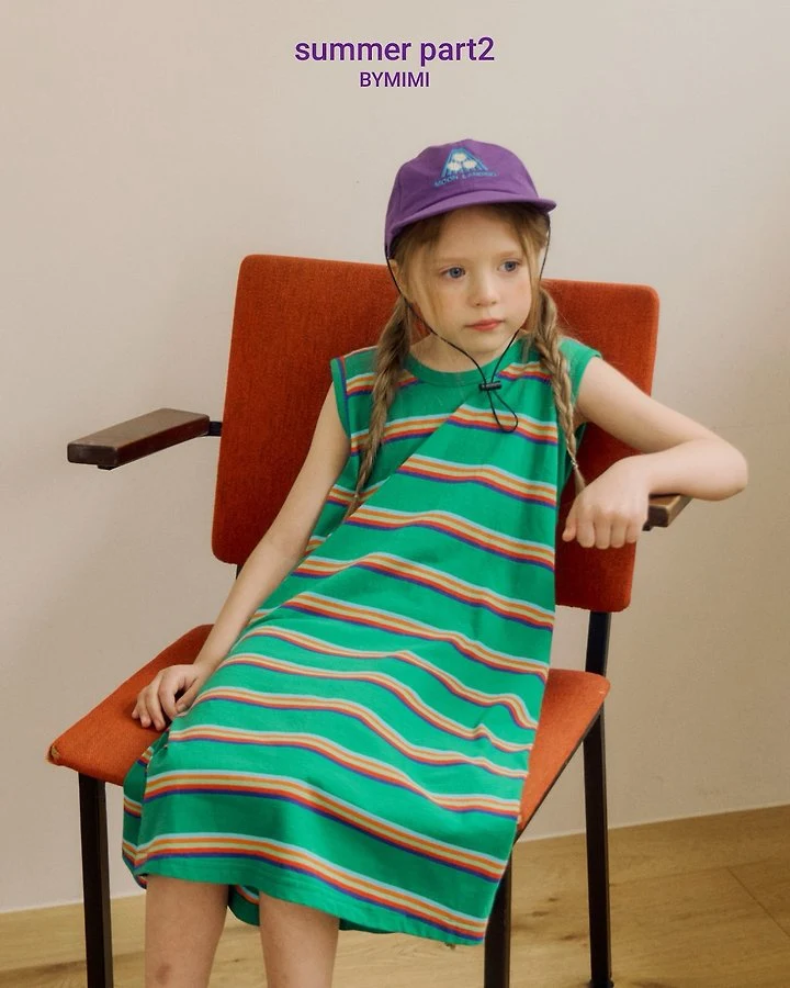 Bymimi - Korean Children Fashion - #childrensboutique - Rainbow One-piece - 5