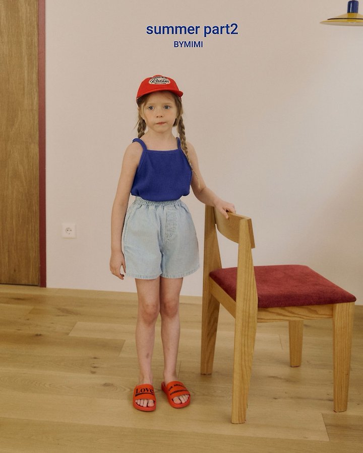 Bymimi - Korean Children Fashion - #designkidswear - Color Sleeveless Top - 11