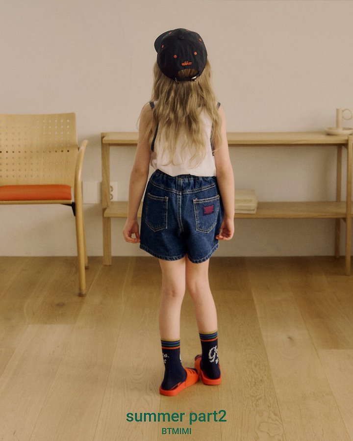 Bymimi - Korean Children Fashion - #childrensboutique - Seesaw Denim Pants - 4