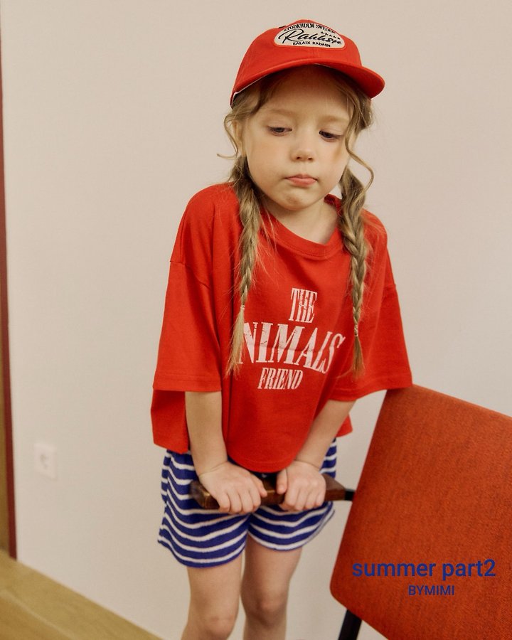 Bymimi - Korean Children Fashion - #kidsshorts - Patch Cap - 2