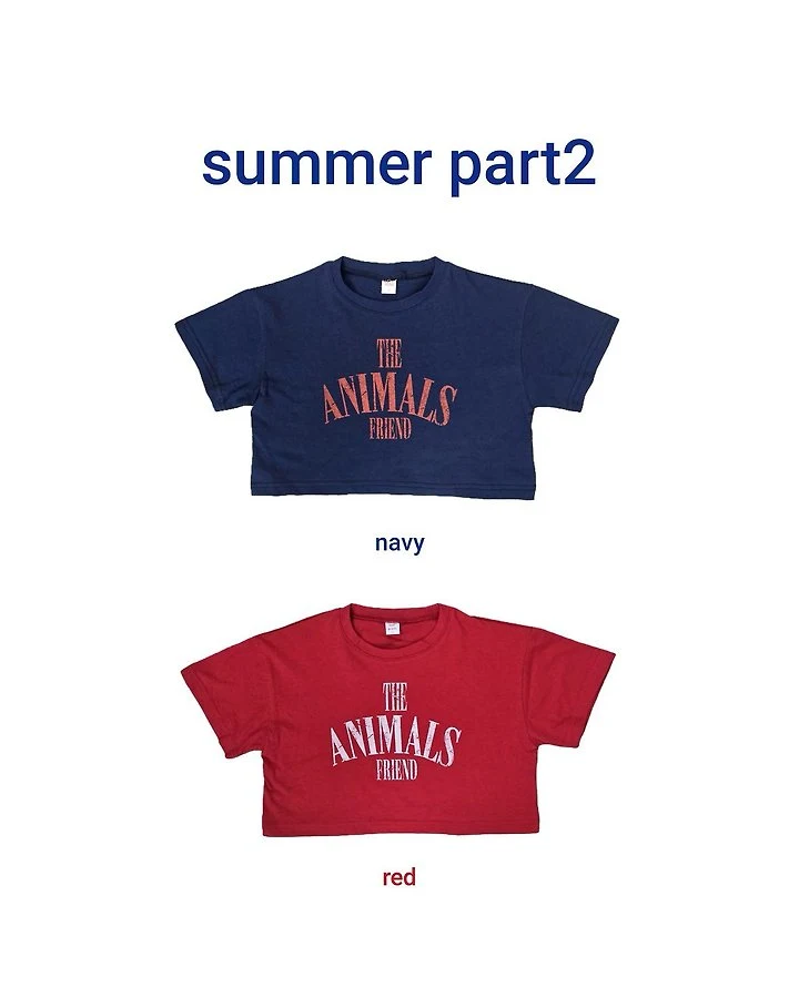 Bymimi - Korean Children Fashion - #kidsshorts - Lettering Tee