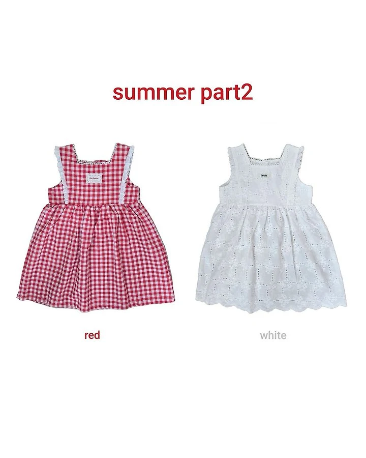 Bymimi - Korean Children Fashion - #kidsstore - Holic One-piece (Check)