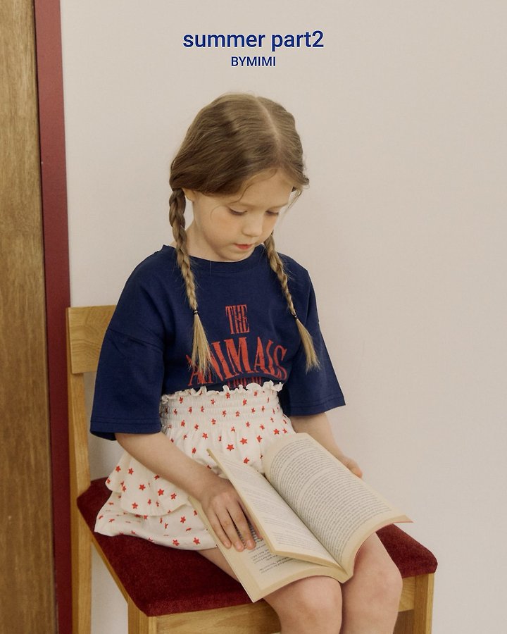 Bymimi - Korean Children Fashion - #magicofchildhood - Lettering Tee - 6