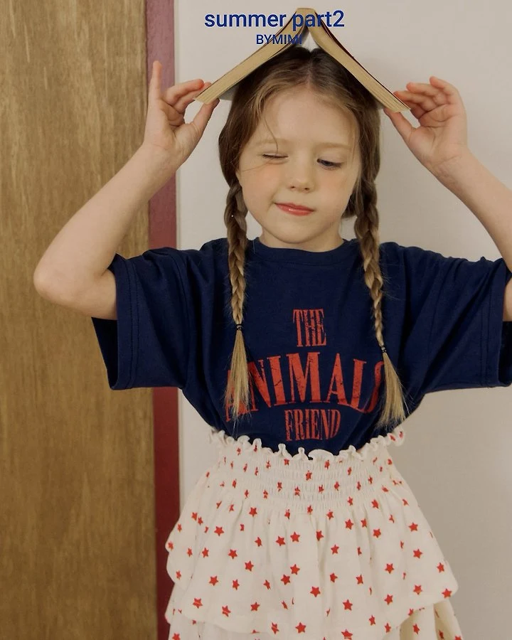 Bymimi - Korean Children Fashion - #minifashionista - Lettering Tee - 7