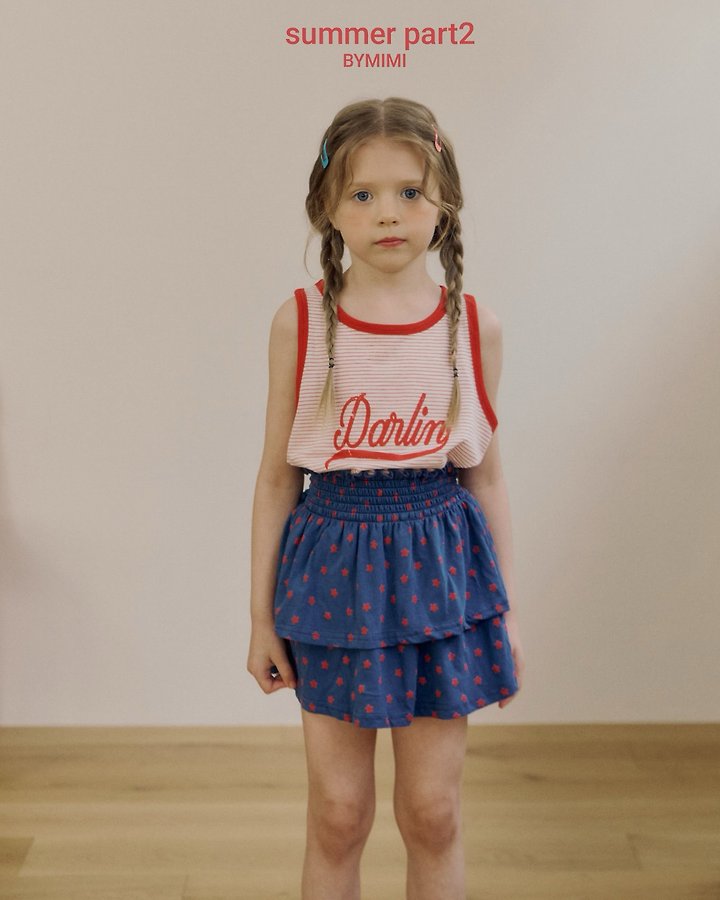 Bymimi - Korean Children Fashion - #prettylittlegirls - Darling Sleeveless Top - 6