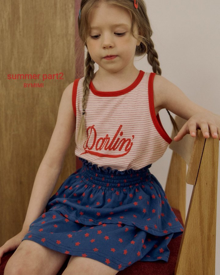 Bymimi - Korean Children Fashion - #stylishchildhood - Darling Sleeveless Top - 9