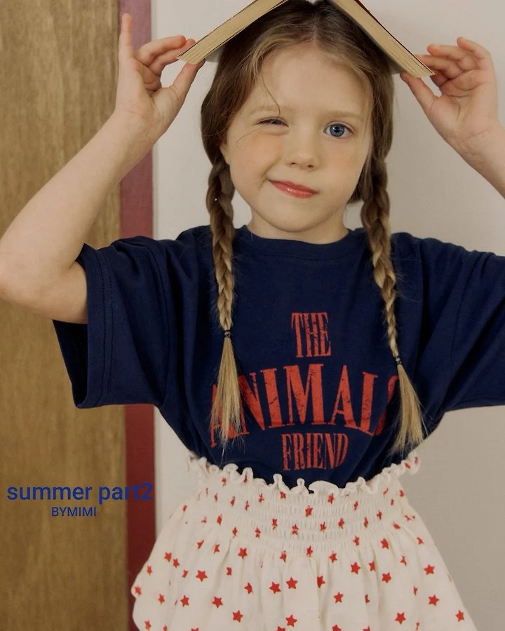Bymimi - Korean Children Fashion - #todddlerfashion - Lettering Tee - 9