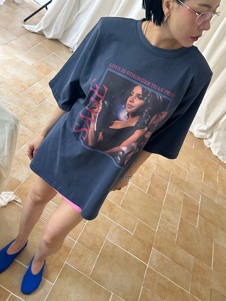 Chavi - Korean Women Fashion - #momslook - Pig Shade Tee - 6