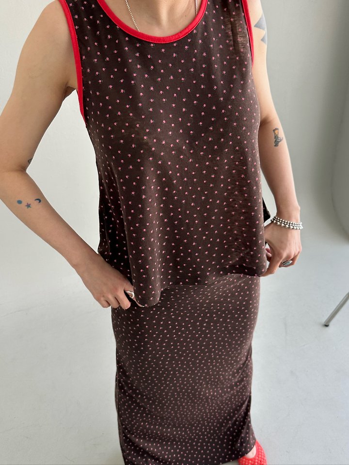 Chavi - Korean Women Fashion - #momslook - Tencel Floral Sleeveless Top - 10
