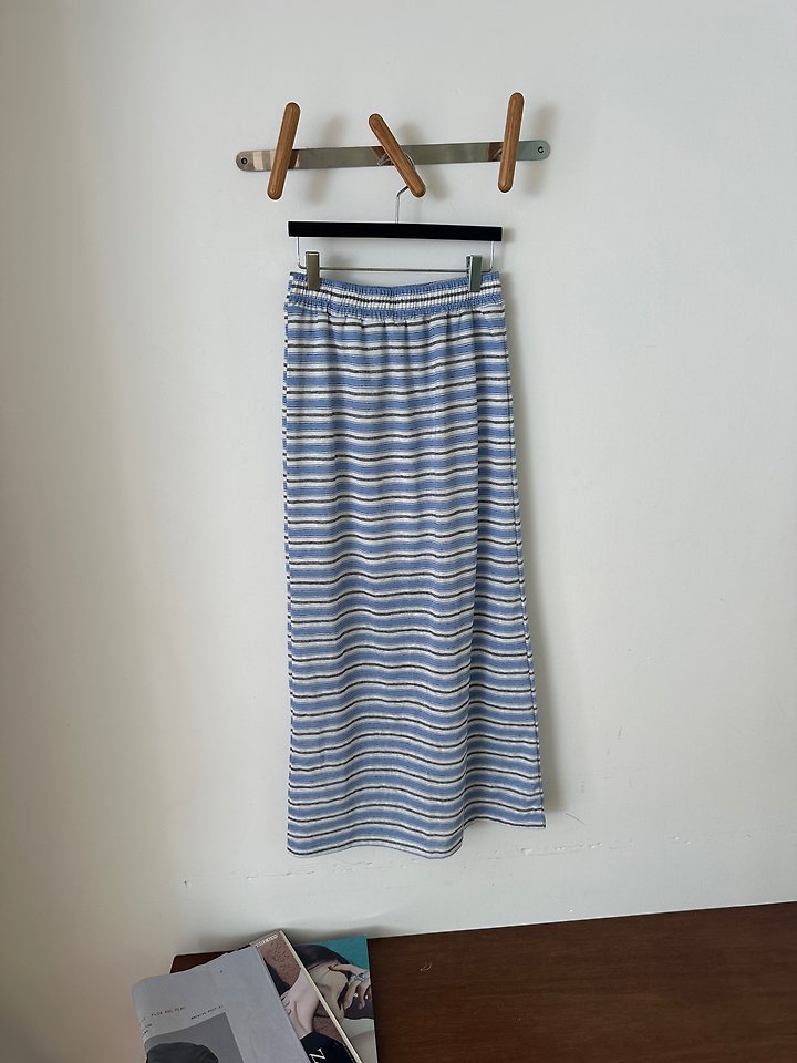 Chavi - Korean Women Fashion - #pursuepretty - Candy Stripe Skirt - 5
