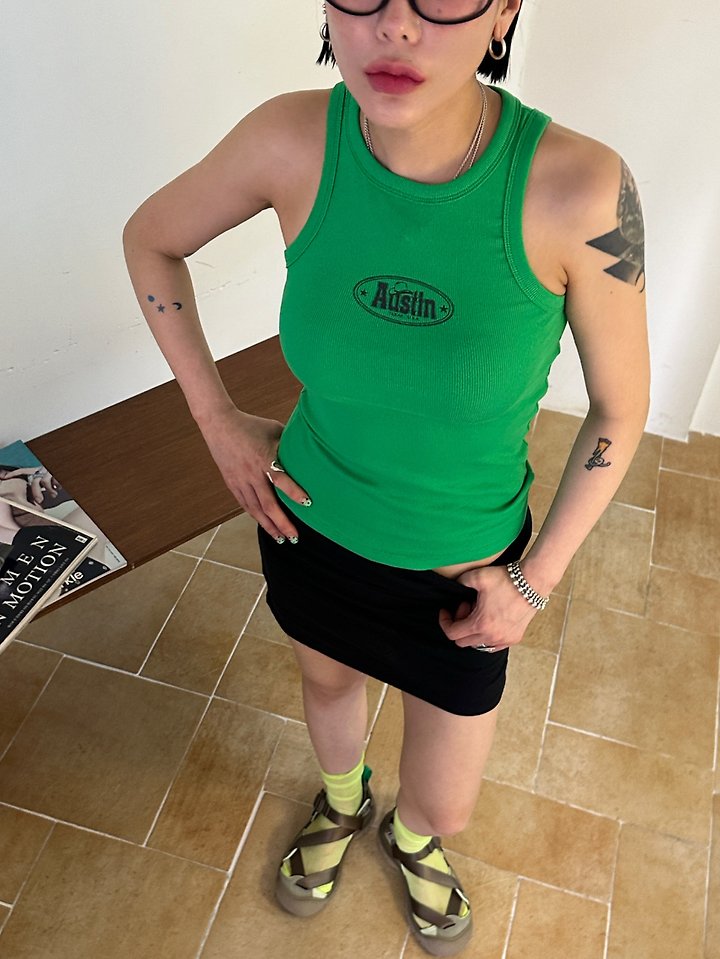 Chavi - Korean Women Fashion - #thatsdarling - Austin Sleeveless Tee - 6