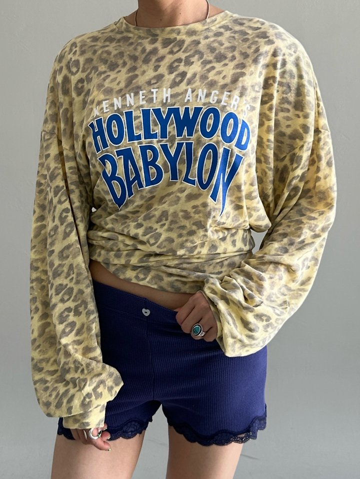 Chavi - Korean Women Fashion - #womensfashion - Gangyeon Leopard Print Tee - 10