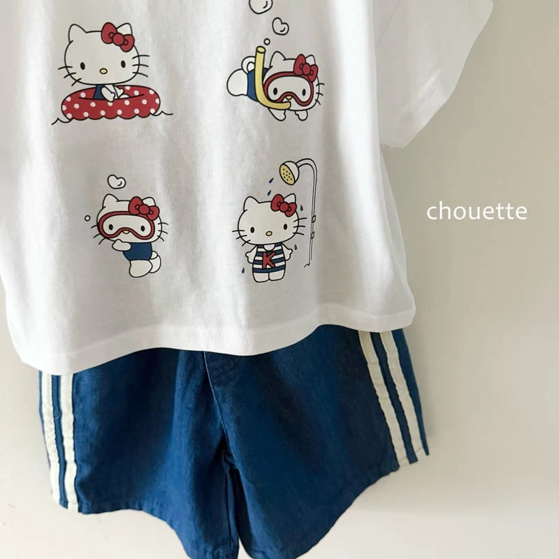 Chouette - Korean Children Fashion - #discoveringself - Snorkel Meow Tee - 10