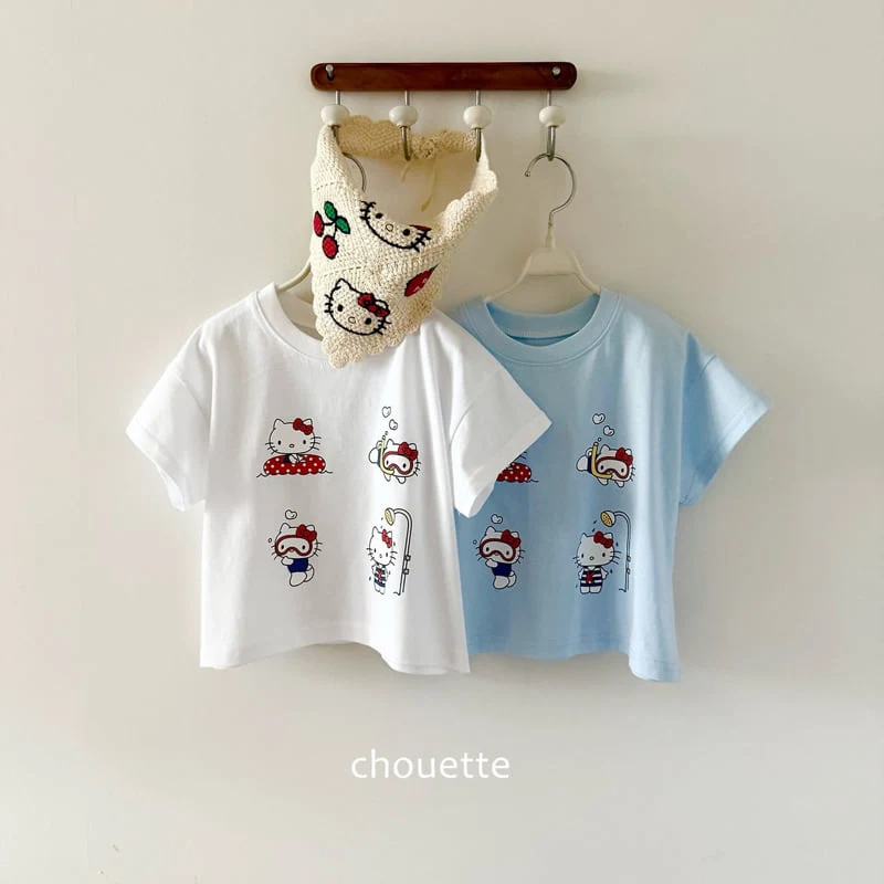 Chouette - Korean Children Fashion - #magicofchildhood - Snorkel Meow Tee