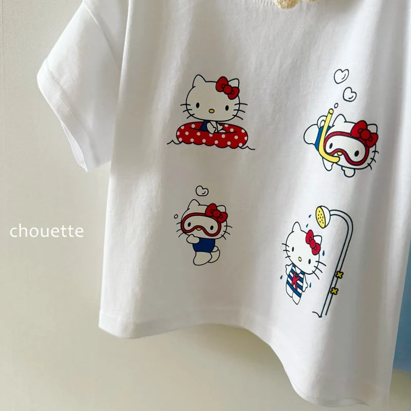 Chouette - Korean Children Fashion - #minifashionista - Snorkel Meow Tee - 2