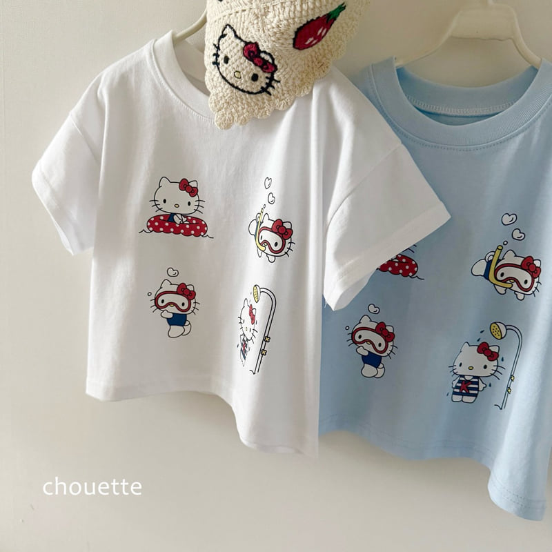 Chouette - Korean Children Fashion - #prettylittlegirls - Snorkel Meow Tee - 3