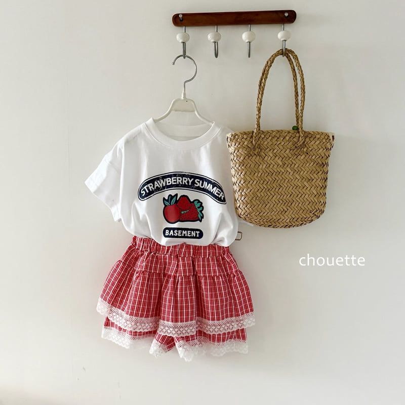 Chouette - Korean Children Fashion - #stylishchildhood - Berry Summer Tee - 5