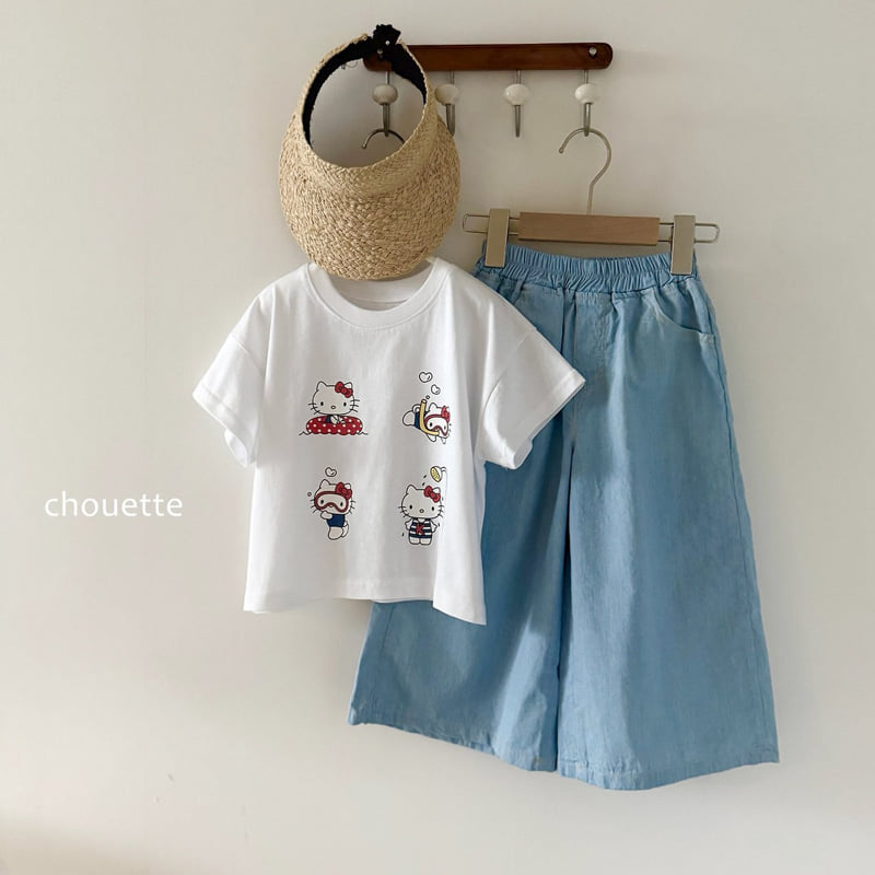 Chouette - Korean Children Fashion - #prettylittlegirls - Snorkel Meow Tee - 4