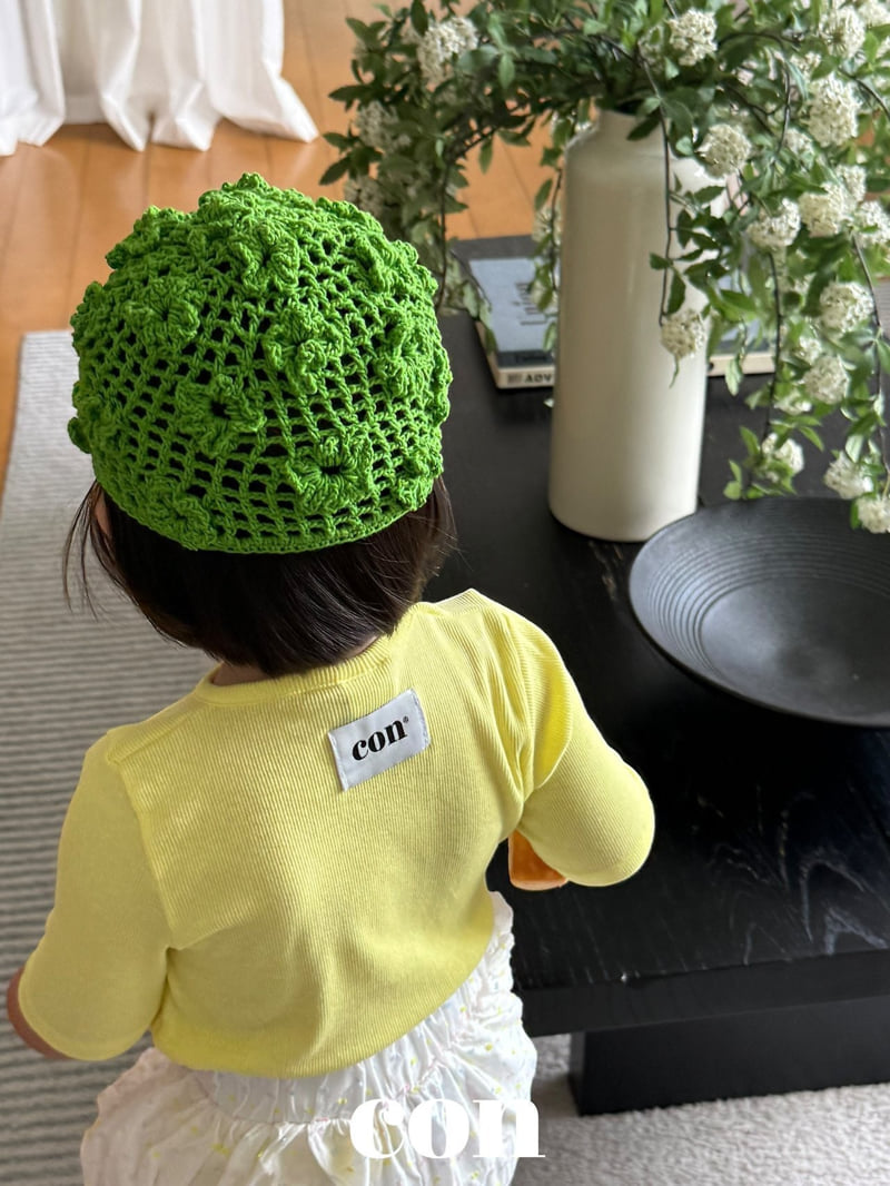 Con - Korean Baby Fashion - #babyboutiqueclothing - Puffy Flower Beanie - 3