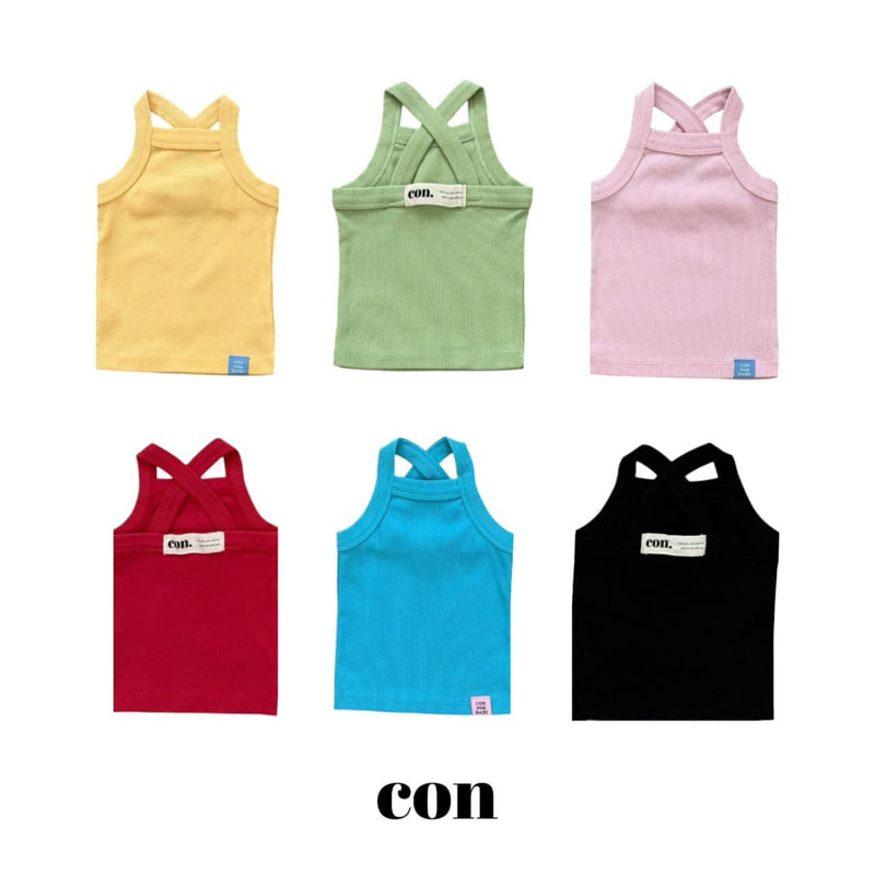Con - Korean Baby Fashion - #babyboutiqueclothing - Squared Sleeveless Top