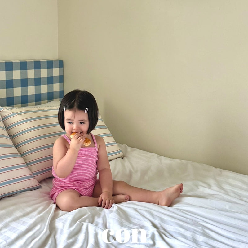 Con - Korean Baby Fashion - #babyclothing - IStriped Sleeveless Top - 10