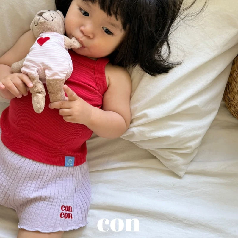 Con - Korean Baby Fashion - #babygirlfashion - Squared Sleeveless Top - 5