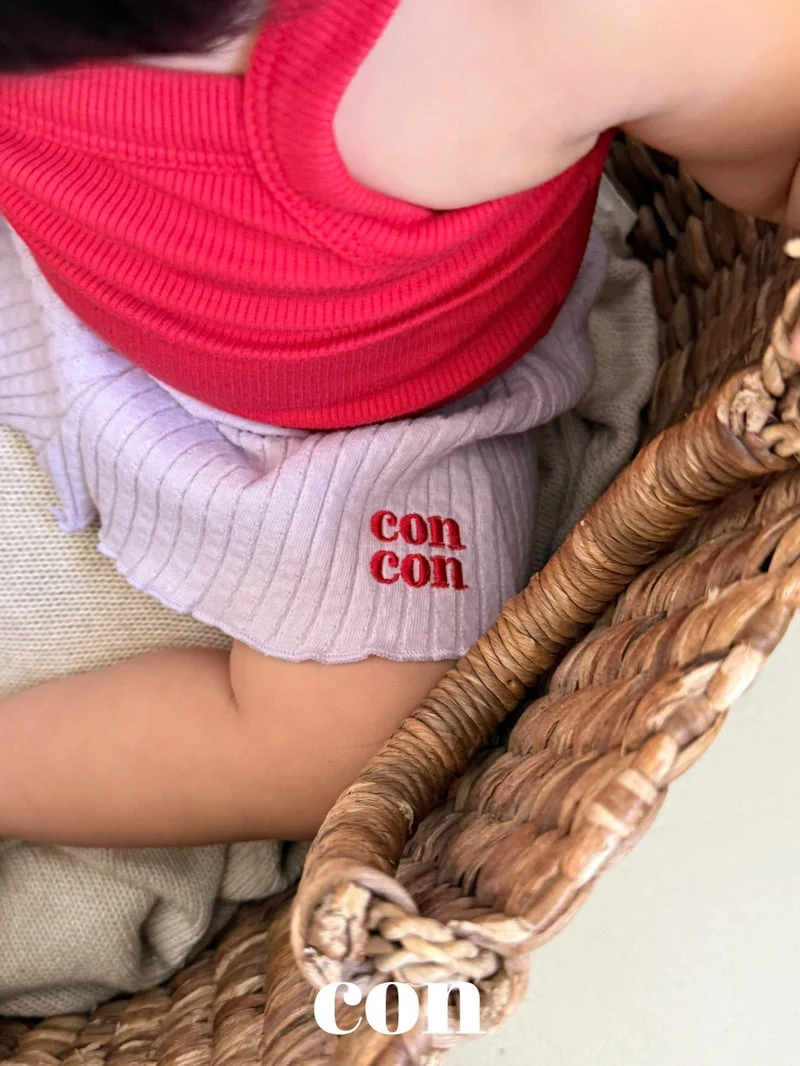 Con - Korean Baby Fashion - #babylifestyle - One-Pick Ribbed Pants - 3