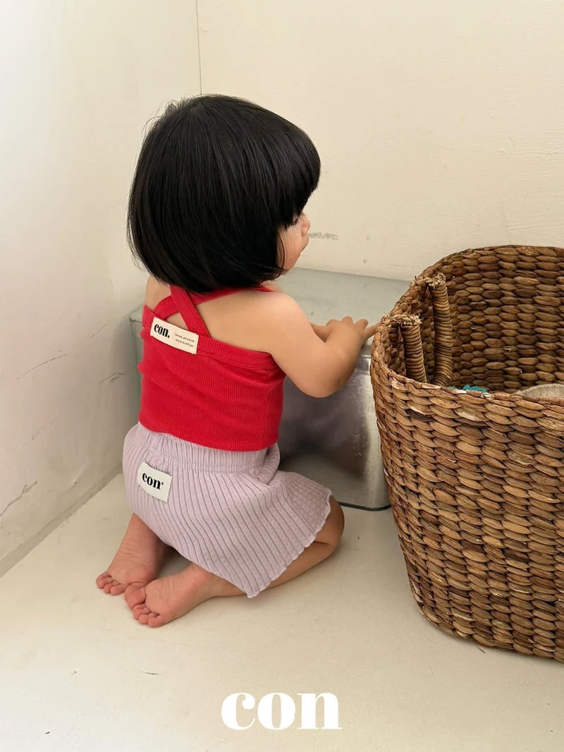 Con - Korean Baby Fashion - #babylifestyle - One-Pick Ribbed Pants - 4