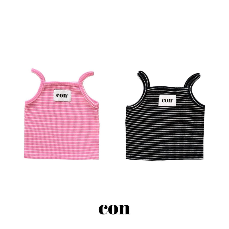 Con - Korean Baby Fashion - #babyootd - IStriped Sleeveless Top
