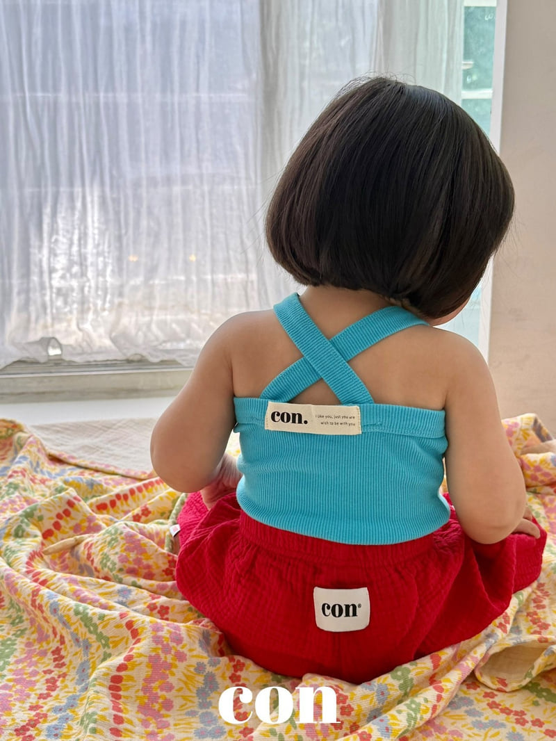 Con - Korean Baby Fashion - #babyootd - Squared Sleeveless Top - 8