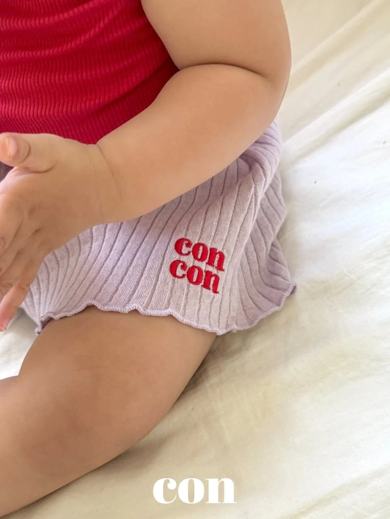 Con - Korean Baby Fashion - #babyoutfit - One-Pick Ribbed Pants - 7