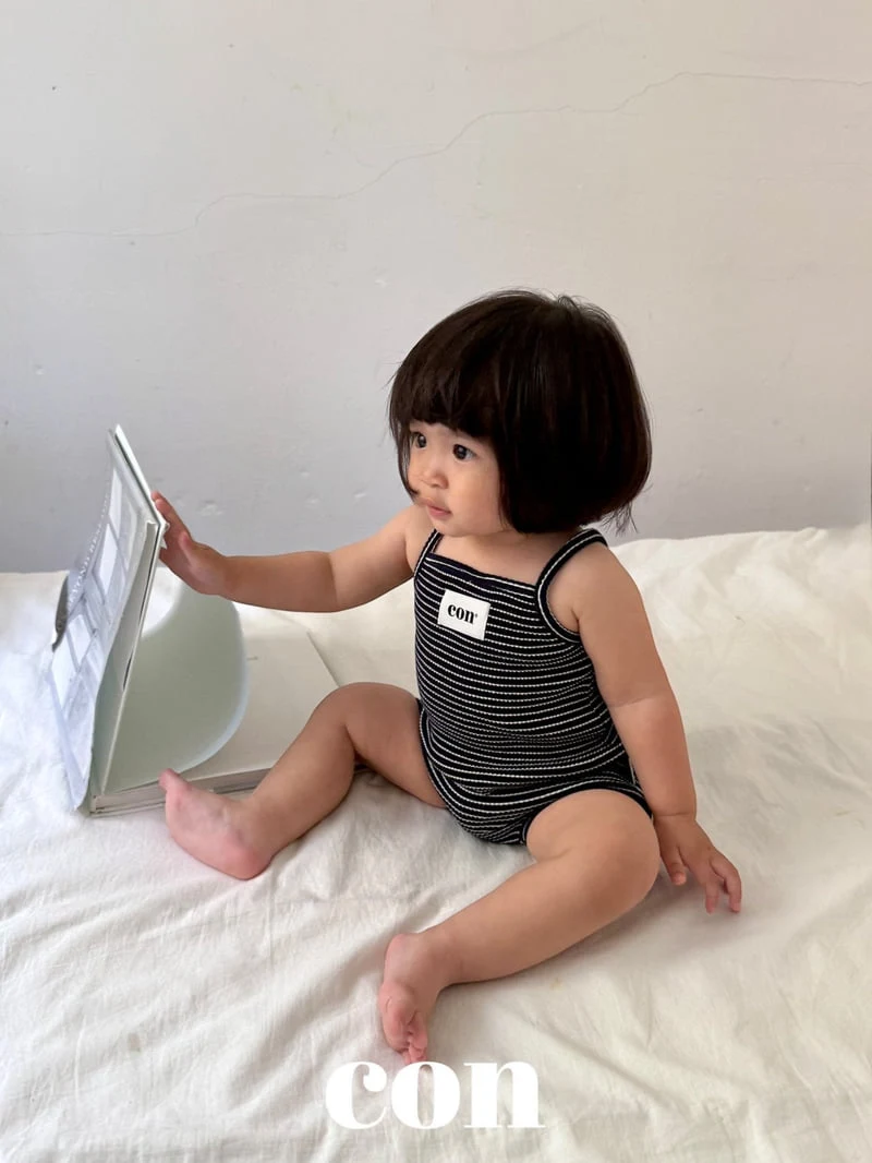 Con - Korean Baby Fashion - #babyoutfit - IStriped Leggings - 6