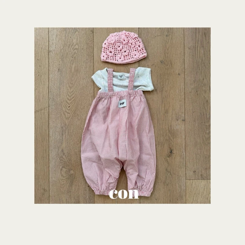 Con - Korean Baby Fashion - #babyoutfit - Yogurt Overalls - 2