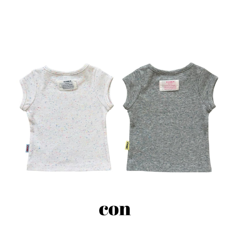 Con - Korean Baby Fashion - #babyoutfit - Ping Pong Ribbed Tee