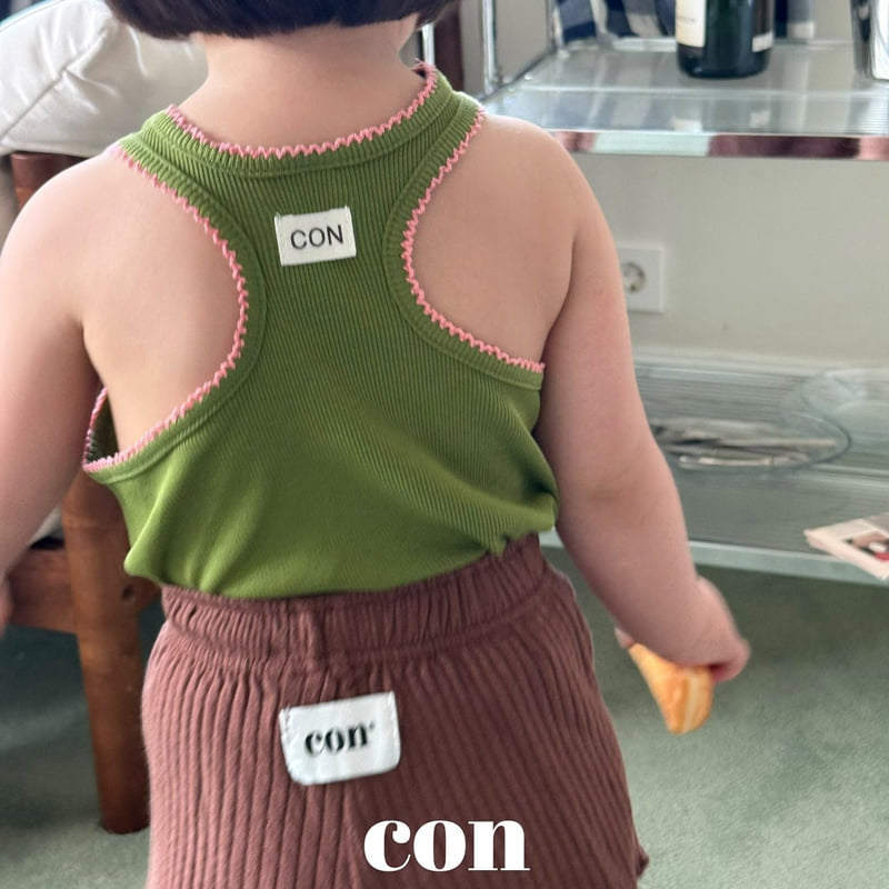 Con - Korean Baby Fashion - #babywear - One-Pick Ribbed Pants - 8